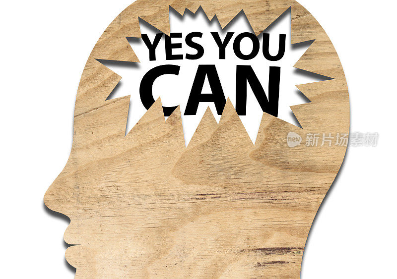 Yes You Can with human head shape / Whiteboard concept(点击查看更多)